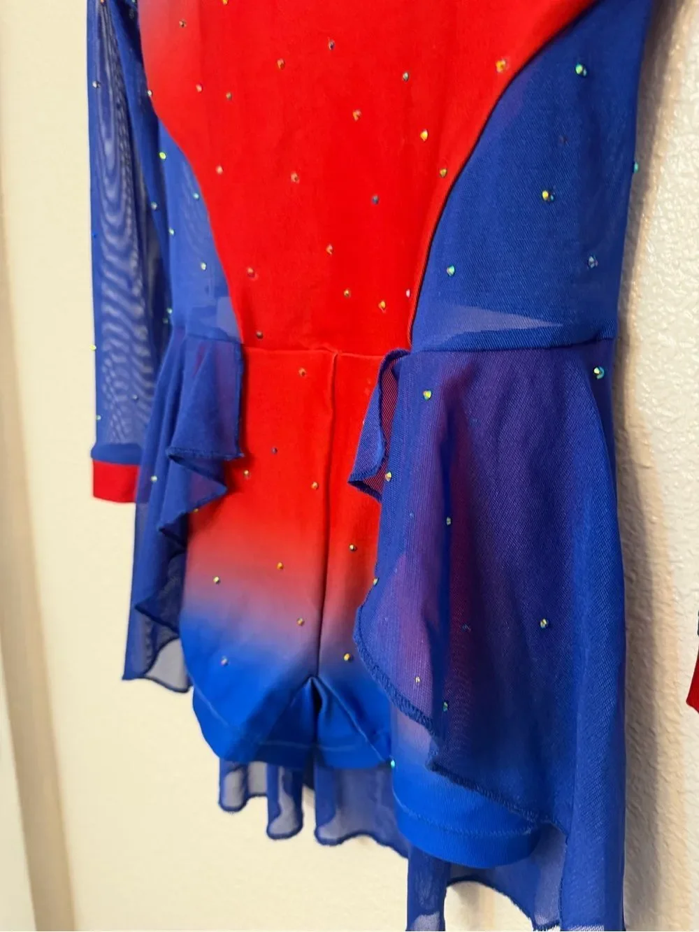 Custom Rebel Athletic Performance Costume Cheer baton pom dress uniform Y Large